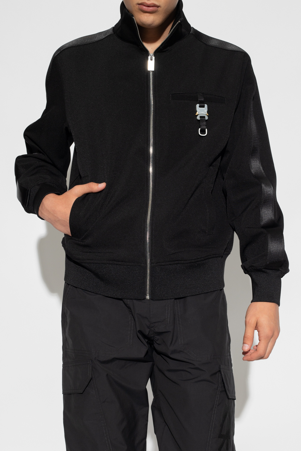 えむ様 1017 ALYX 9SM buckle-detail Padded Jacket | Black | FARFETCH